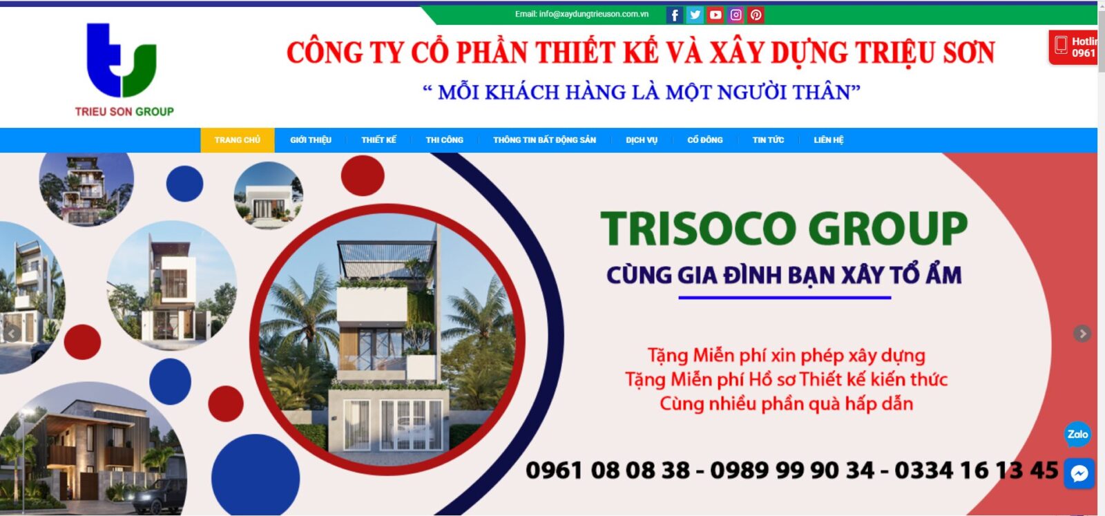 Công ty Cổ phần Thiết kế và Xây dựng Triệu Sơn