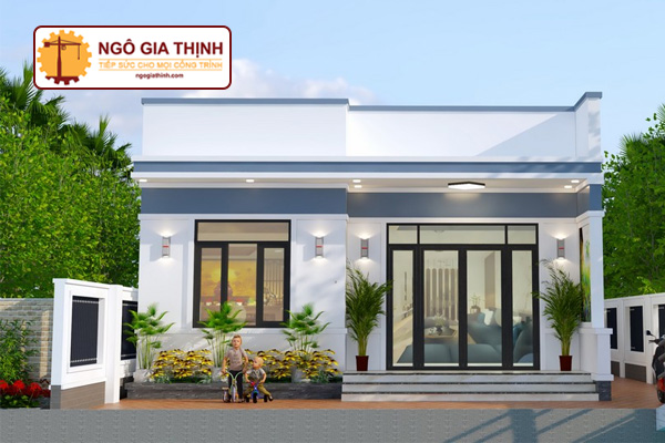 Nhà cấp 4 mái bằng