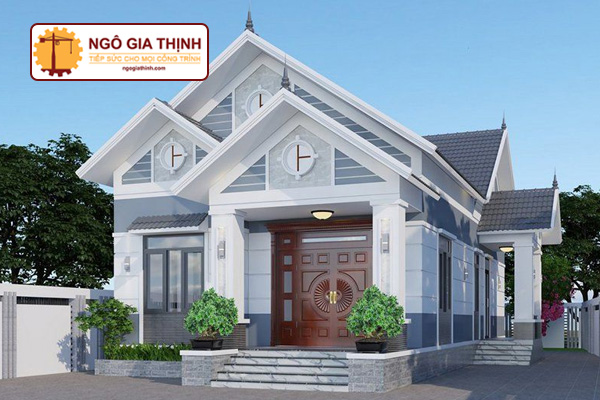 Mẫu nhà cấp 4 mái Thái đẹp – xu hướng 2025 được nhiều gia chủ ưa chuộng