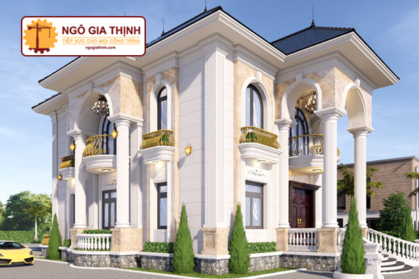 Xây dựng biệt thự 2 tầng hết bao nhiêu tiền là hợp lý? 6 Xây dựng biệt thự 2 tầng trọn gói bao nhiêu tiền?