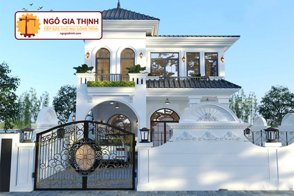 Xây dựng biệt thự 2 tầng hết bao nhiêu tiền là hợp lý? 4 Các yếu tố quyết định chi phí xây dựng biệt thự 2 tầng