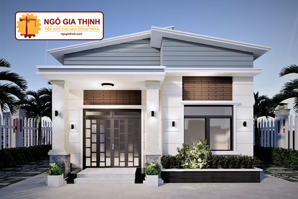 Xây nhà cấp 4 nhỏ bền đẹp và tiện nghi? 5 Các kiểu xây nhà cấp 4 nhỏ dễ thi công và phù hợp để ở