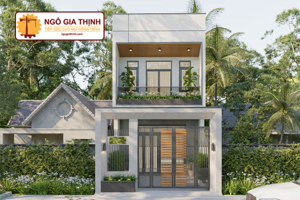 Xây dựng nhà phố 2 tầng thực tế hết bao nhiêu tiền?