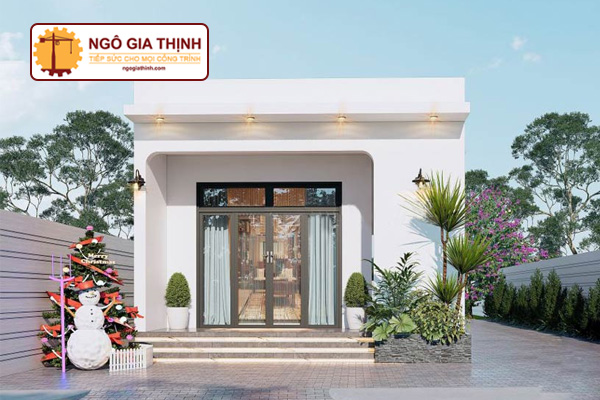 Xây nhà cấp 4 cho gia đình 4 người: Đẹp, thoáng, dễ thi công